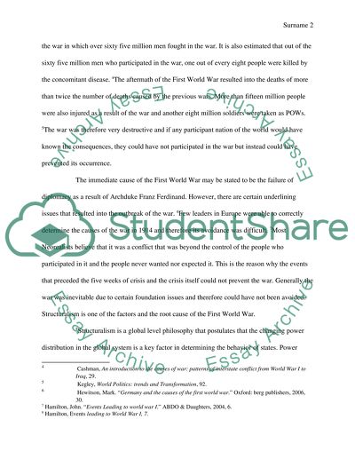 The Assassination of Archduke Franz Ferdinand