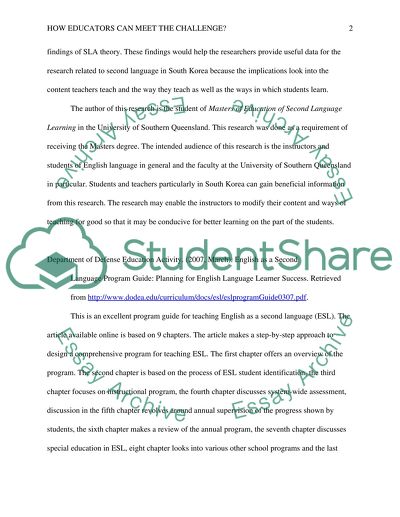 How Educators Can Meet the Challenge