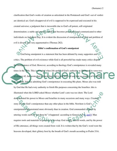 Is there a god essay