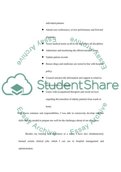 Passion for health care essay image