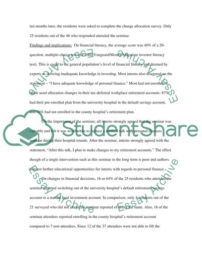 Personal Finance for Medical Residents
