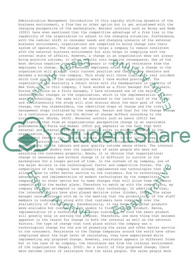 Administration management