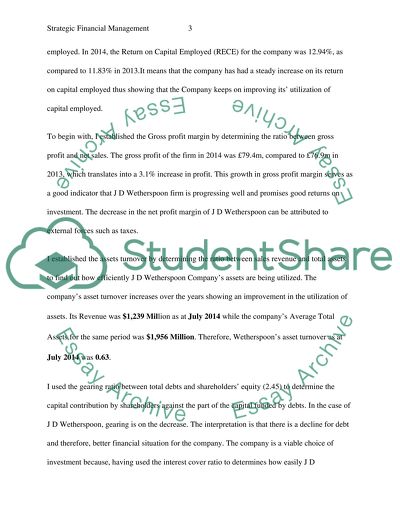 Analysis and Interpretation of Financial Performance