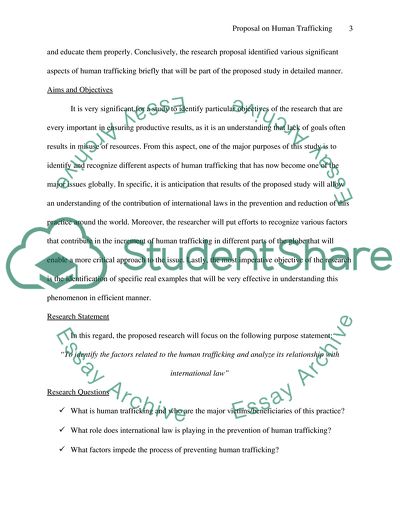 The Role International Law Is Playing in the Prevention of Human Trafficking