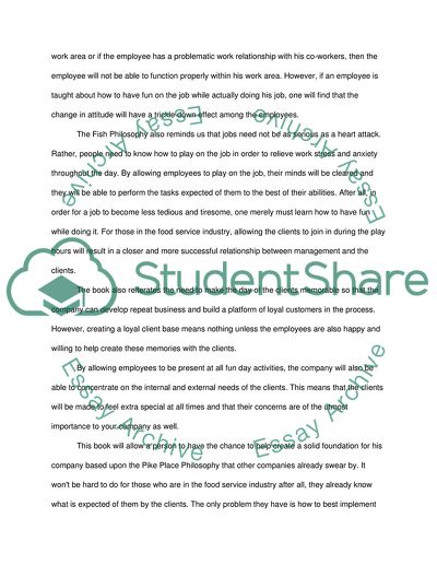 Fish A Remarkable Way to Boost Morale and Improve Results