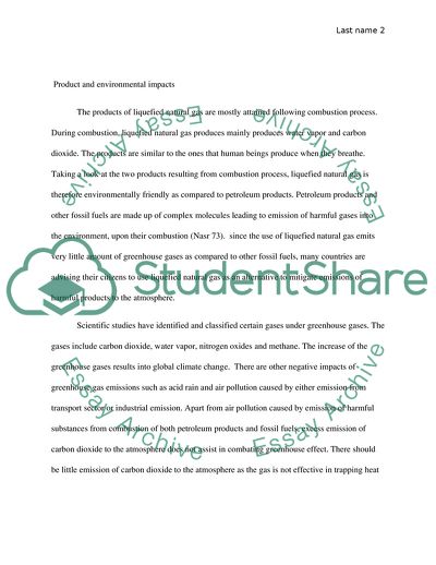 Liquefied Natural Gas