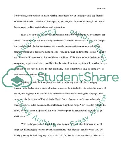 Reasons why Immigrants Fail to Learn English