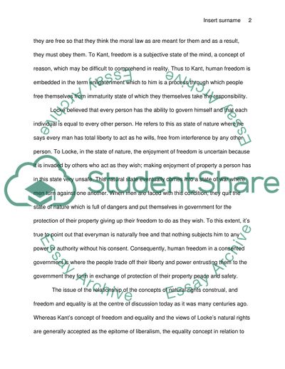 Influential Philosophers Kant and Locke