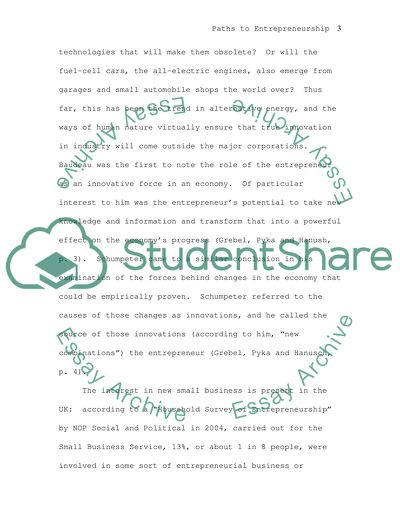 Entrepreneurship: Opening doors to small businesses in the United Kingdom