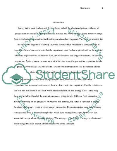 Scientific experiment