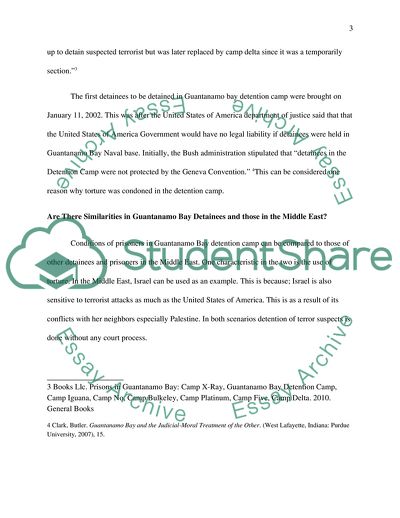Prohibition of Torture in the case of Guantanamo Bay
