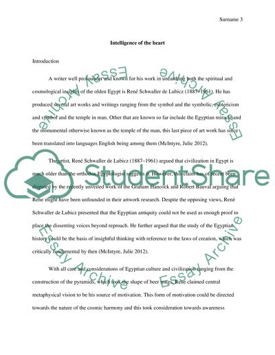 Intelligence of the heart