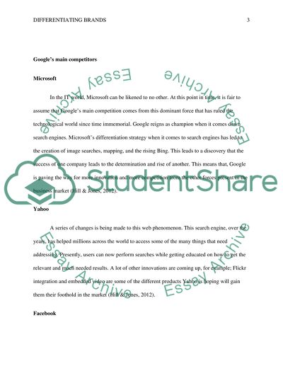 Differentiating Brands