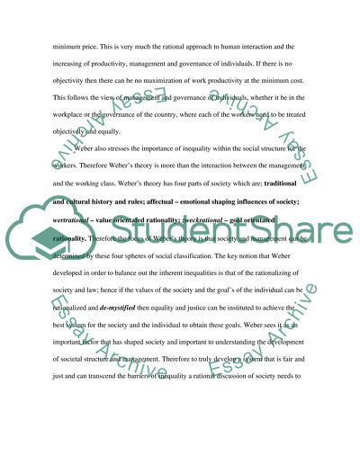 Who Rules America Corporate America, Weber & Marx