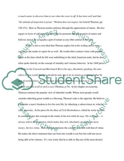Thoreaus Masculinity