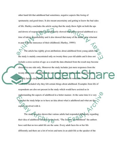 Connotation of Adult Development