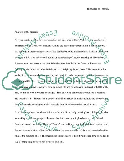 The Game of Thrones TV Series