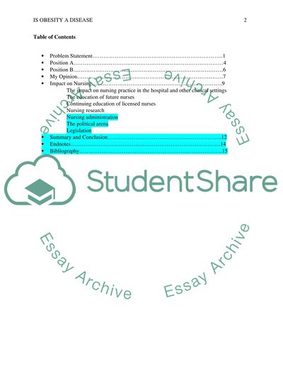 Is obesity a disease