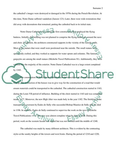 Architectural Style of Notre Dame