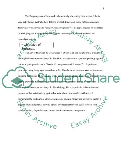 In Vitro Activities of Synthetic Host Defense Propeptides