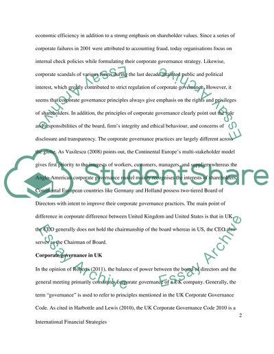 International Financial Strategies