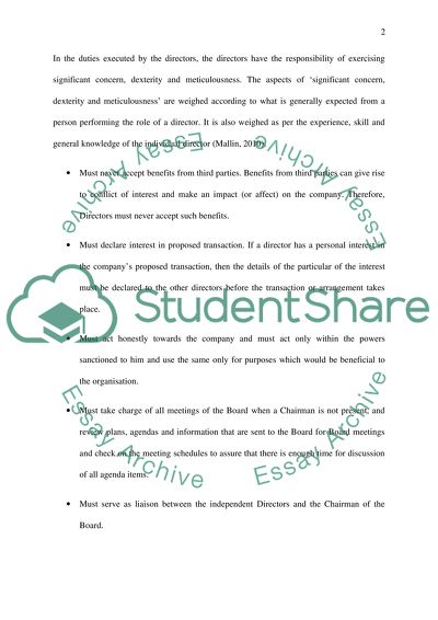 The Rights and Responsibilities of the Board of Directors at Individual and Collective Levels