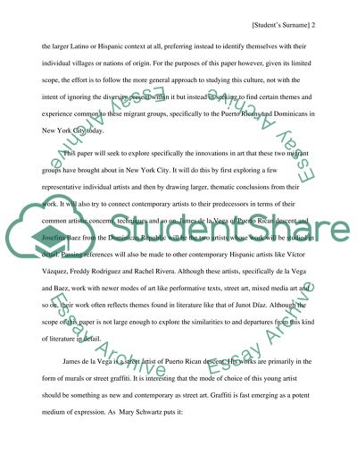 Dominican and Puerto Rican Artists in NYC