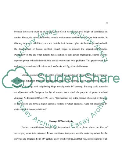 International Law and Treaties