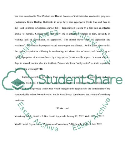 The Risks of Zooneses