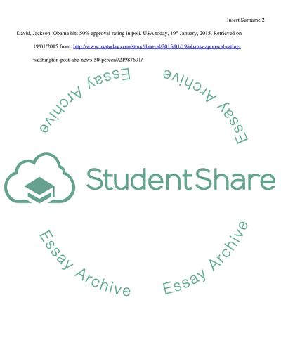 Obama Hits 50% Approval Rating in Poll by David Jackson