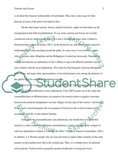 The Global Risks of Tourism