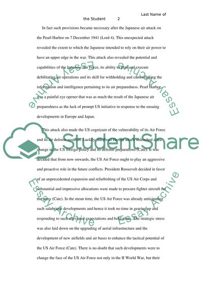 The US Air Force in World War II