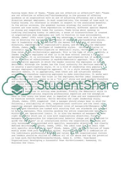 Functional Roles of Managers