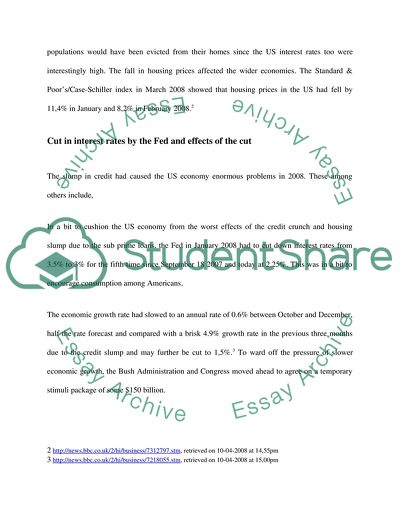 The Sub Prime Market