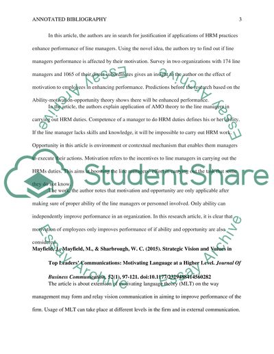 Management at the Organizational Level