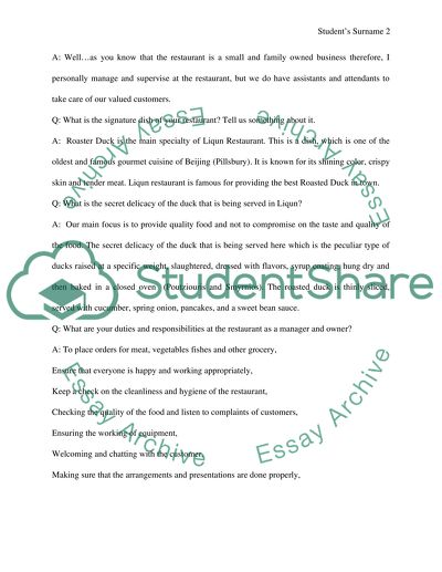 Interview a Family Business Leader