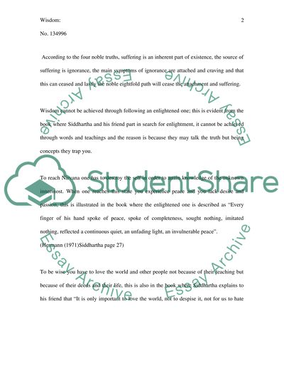 Process of Gaining Wisdom