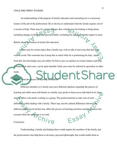 Professionalism in Child and Family Studies