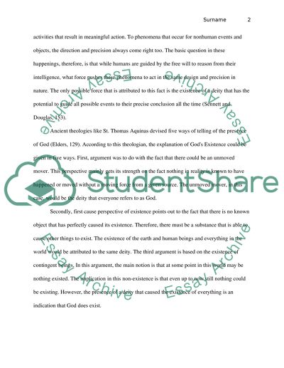 Arguments about Gods existence