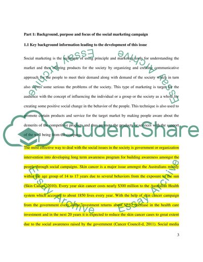 Social Marketing Campaign