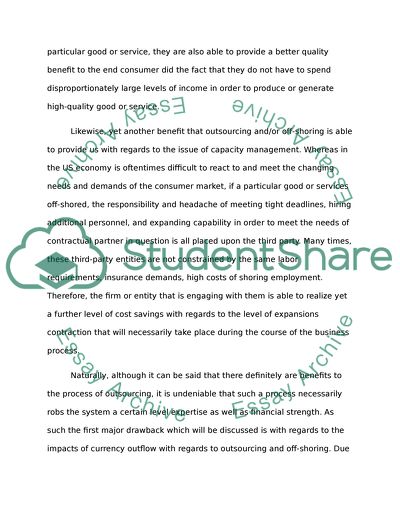 The Market Valuation of Outsourcing New Product Development