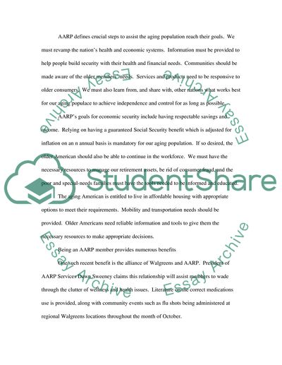 American Association of Retired Persons