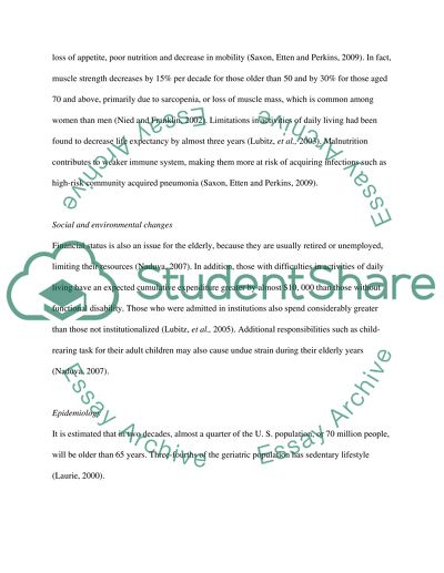 Health Promotion in Later Life