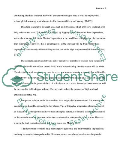 The Rising Sea Levels