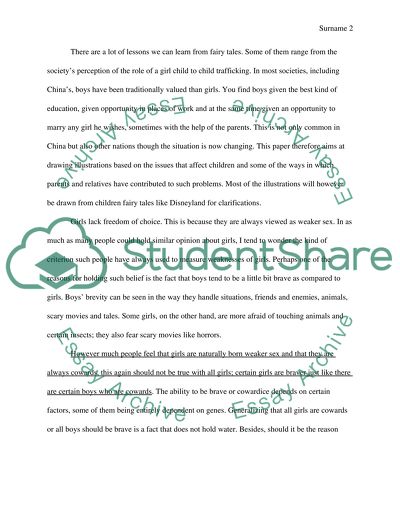 Fairy Tales as Essential Elements for Children