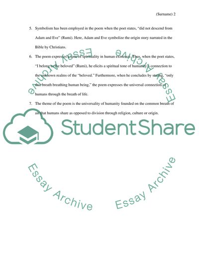 Only Breath by Jalaluddin Rumi