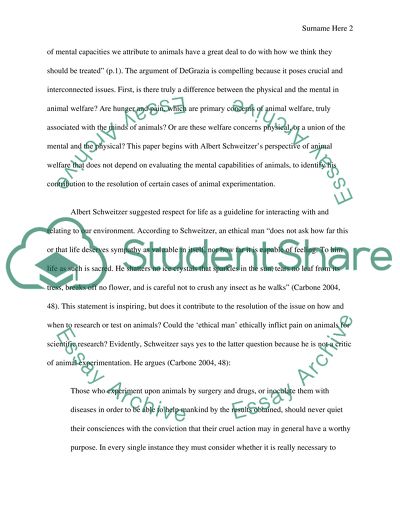 Animals as Friends, not Scientific Experiments