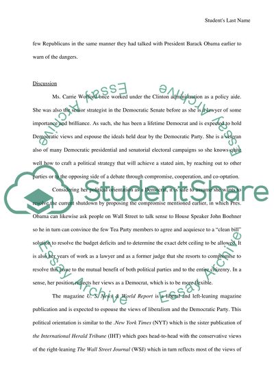 Article review, It has to be related to government or Politics