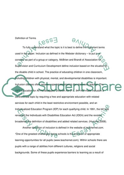 Education: Issues and Inequalities