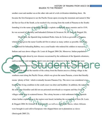 Historical Development Of Panama